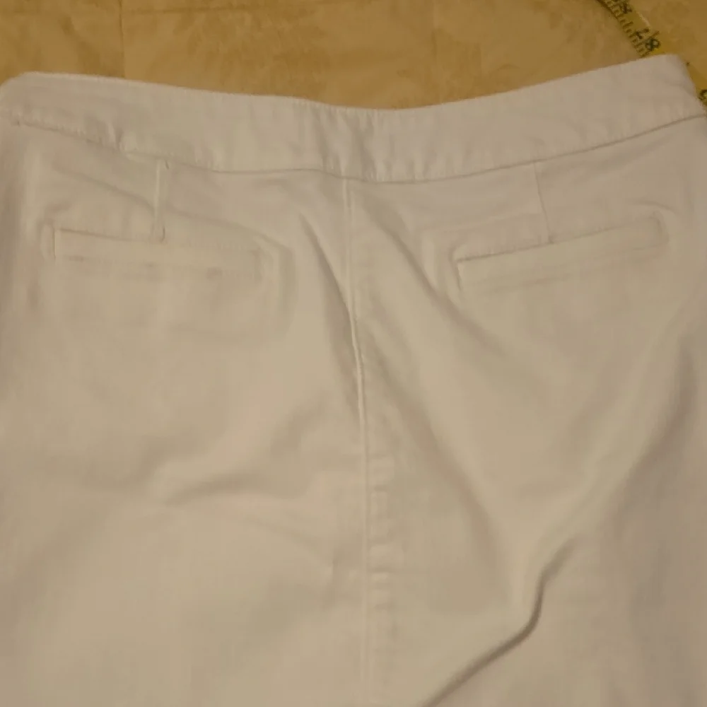 LOFT White Button-Front Mini Skirt - Picture 6 of 6